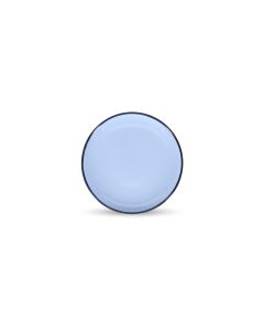 Teller flach 18xH2,5cm blue Duo