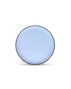Teller flach 26xH2,5cm blue Duo