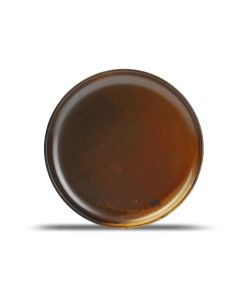 Assiette plate 20,5cm dark brown Escura