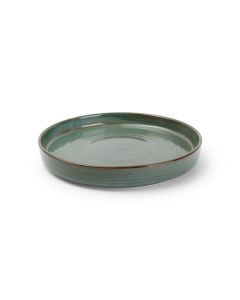 Plate 20xH2,5cm green Munduk