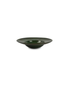 Assiette creuse 28/16xH6cm green Munduk