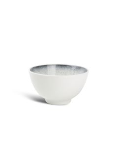 Bowl 14xH7,5cm black speckled Dusk