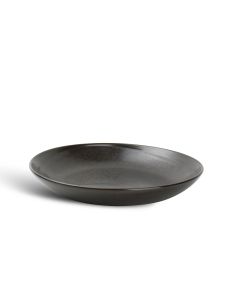 Assiette creuse 24,5xH4cm black Ceres