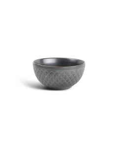 Bowl 11xH5,5cm diamond silver Brass