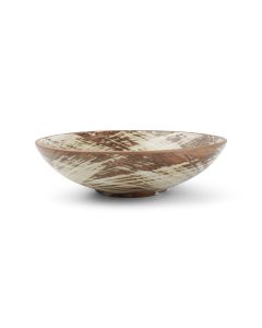 Bowl 18xH5cm brown Brush