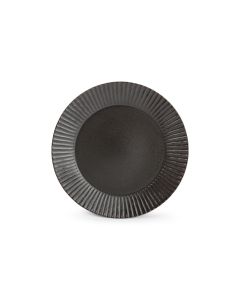 Assiette plate 19,5cm black Aurora