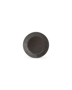 Assiette plate 13cm black Aurora