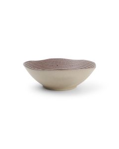 Bowl 19,5xH6,5cm aubergine Mosaic