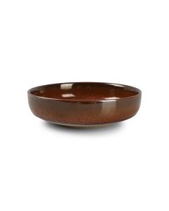 Bowl 16xH4,5cm red Tapa