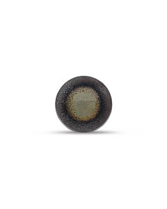 Teller flach 15cm textured moss Cone