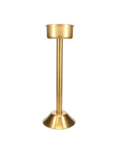 Champagne cooler stand 19,5xH62,5cm antique gold Bar