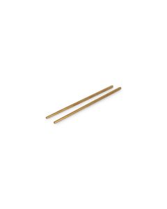 Chopstick matte gold Helix - set/6