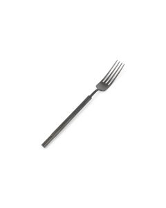 Table fork matte black Helix - set/6