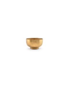 Bowl 13xH7,5cm double wall vintage gold Host