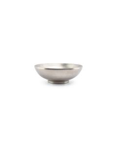 Bowl 22xH7,5cm double wall vintage silver Host