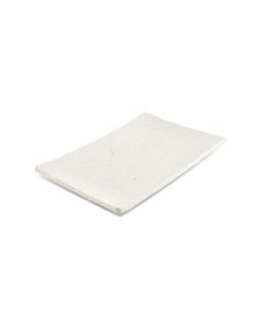 Servierschale 31x21xH3cm chalk white Calca