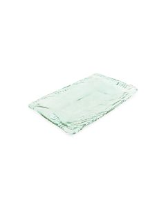 Serving dish 34,5x22,5xH3cm green Ecovitra