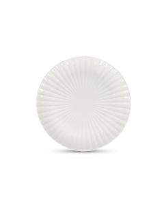 Assiette plate 25cm white Bloom