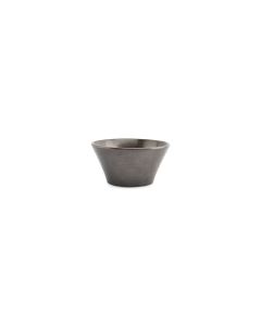 Bowl 13xH6,5cm conical black Line