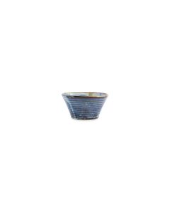 Bowl 13xH6,5cm conical blue Line