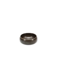 Bowl 12xH5cm spherical black Ceres