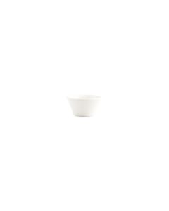 Bowl 10xH5cm conical white Line