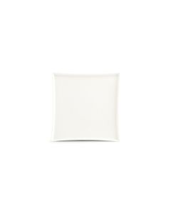 Plat bord 27x27cm white Line