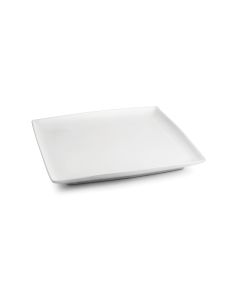 Assiette plate 16x16cm blanc Squito