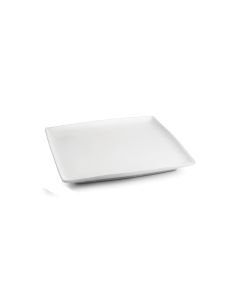 Assiette plate 18x18cm blanc Squito