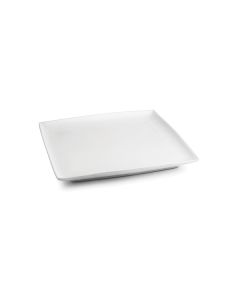 Assiette plate 30x30cm blanc Squito