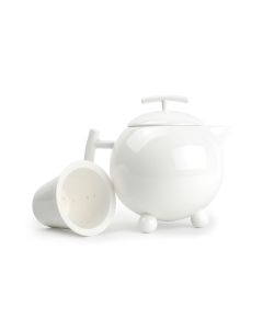 Teapot 100cl white Squito