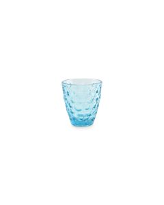 Glass 22cl blue Bubble - set/4