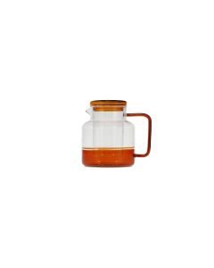 Teekanne 95cl mit Glasfilter amber Liv