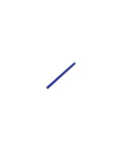 Paille 20cm verre bleu Cruse - set/4