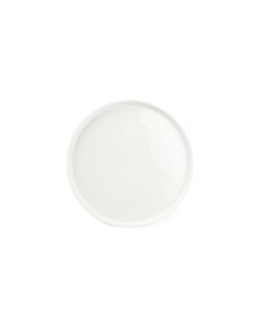 Assiette plate 22,5xH2cm blanc Gusto