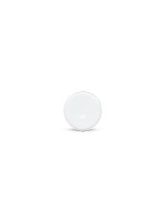 Assiette plate 12cm low rim blanc Gusto