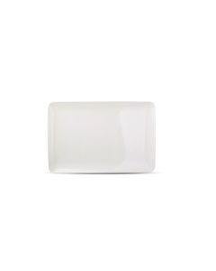 Assiette plate 36x24cm blanc Solid