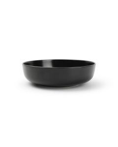 Deep plate 18,5xH5cm black Note