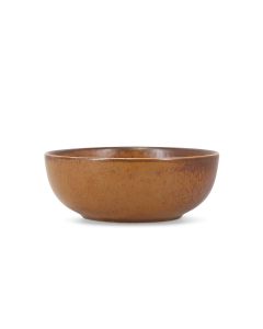 Bowl 16xH6cm dark brown Ovio