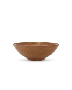 Bowl 21xH5cm dark brown Ovio