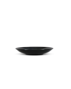 Kom 25,5xH4,5cm zwart Ovio