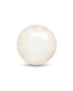 Assiette plate 25cm gris Nuance