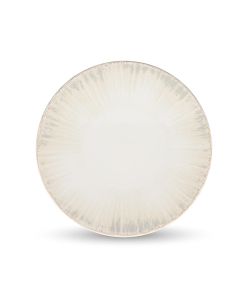 Assiette plate 32cm gris Nuance