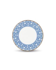 Assiette plate 25cm bleu Azul