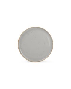 Assiette plate 17,5cm gris Collect