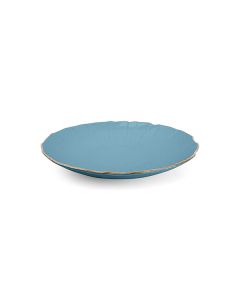 Diep bord 30cm structuur blauw Collect