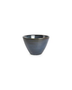 Bowl 10xH7cm conical dark blue Cirro