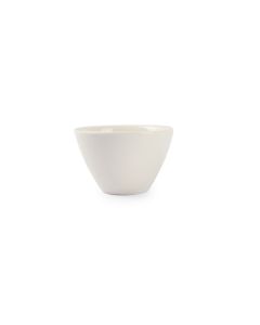 Bowl 10xH7cm conical white Cirro