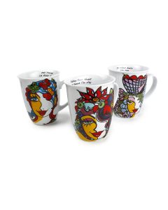 Mug 32cl Josien Broeren - set/6