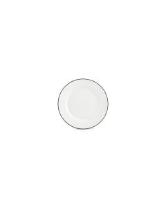 Assiette plate 19,5cm black rim Bistro